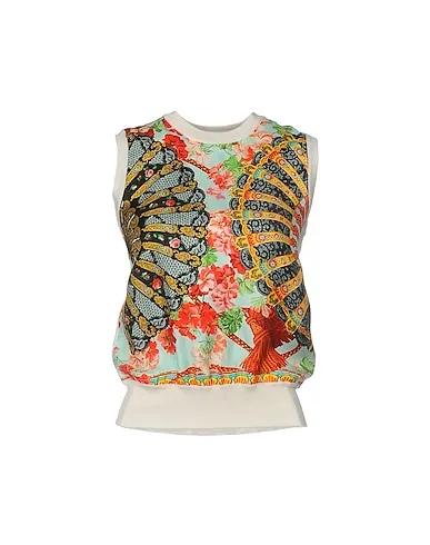 Sky blue Knitted Silk top