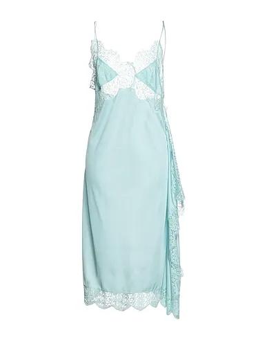 Sky blue Lace Midi dress