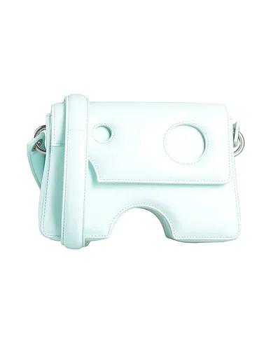 Sky blue Leather Cross-body bags