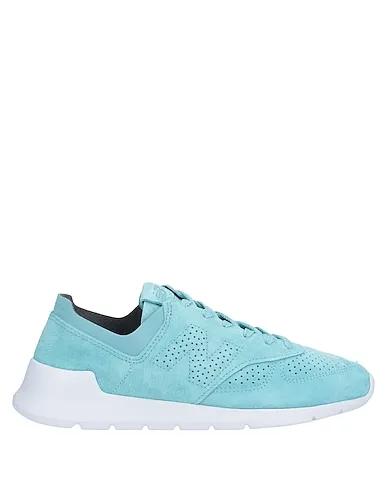 Sky blue Leather Sneakers