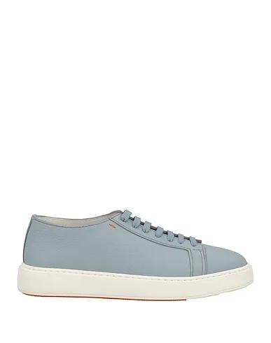 Sky blue Leather Sneakers