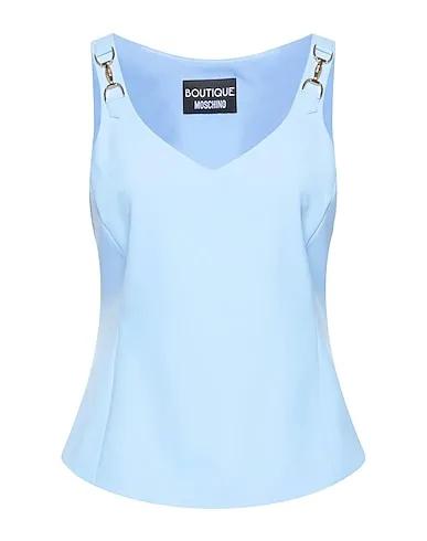 Sky blue Plain weave Cami