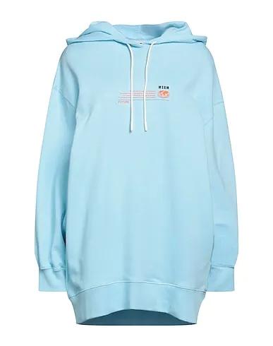 Sky blue Sweatshirt Hooded sweatshirt