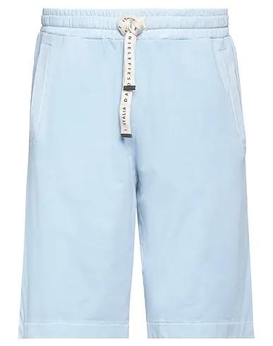 Sky blue Sweatshirt Shorts & Bermuda