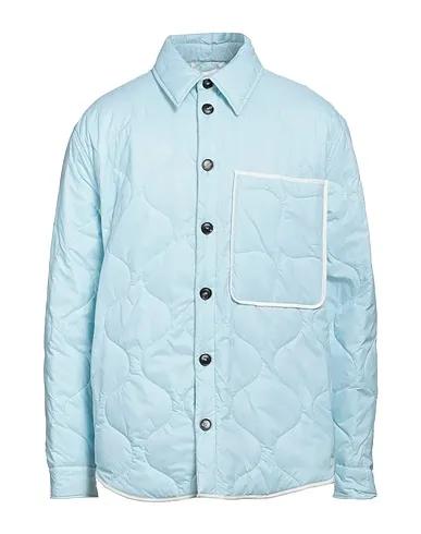 Sky blue Techno fabric Shell  jacket