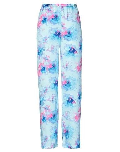 Sky blue Tweed Casual pants