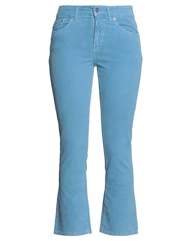 Sky blue Velvet Casual pants
