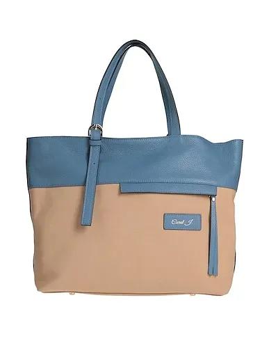 Slate blue Canvas Handbag