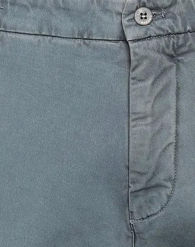 Slate blue Cotton twill Casual pants