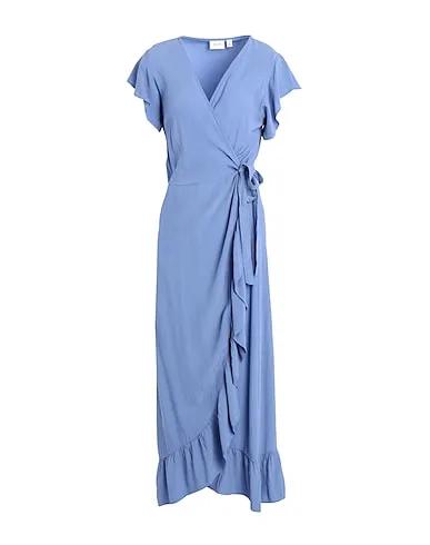 Slate blue Crêpe Midi dress