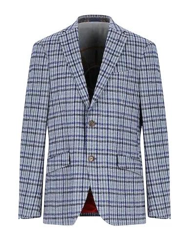 Slate blue Flannel Blazer