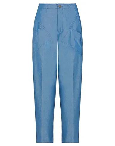 Slate blue Gabardine Casual pants