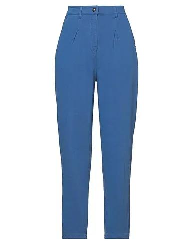 Slate blue Gabardine Casual pants