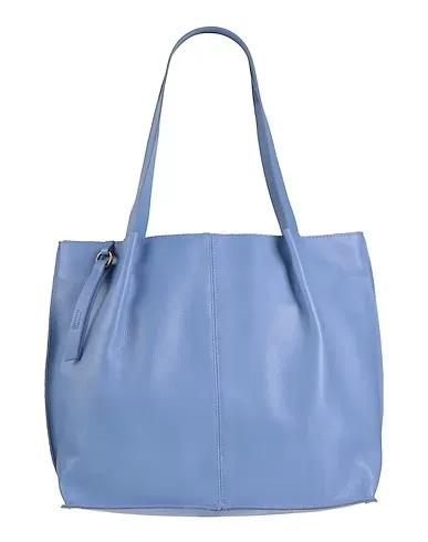 Slate blue Leather Shoulder bag