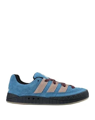 Slate blue Leather Sneakers ADIMATIC SHOES
