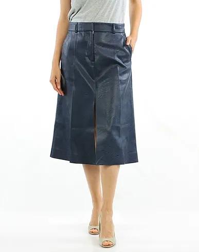 Slate blue Midi skirt