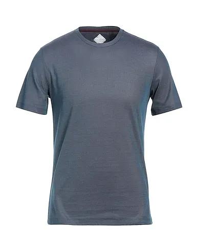 Slate blue Piqué T-shirt