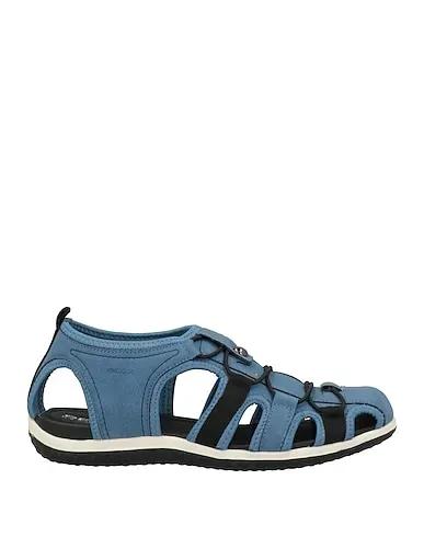 Slate blue Synthetic fabric Sandals