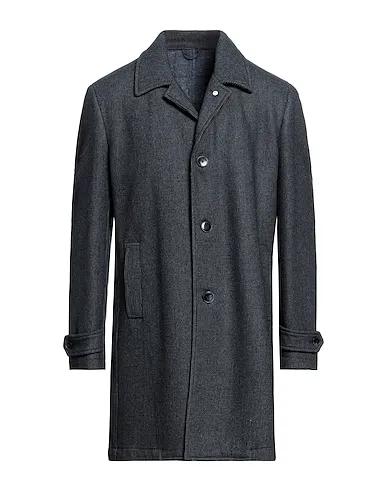 Slate blue Tweed Coat