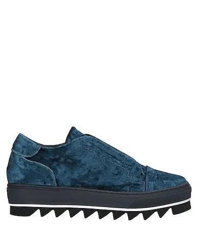 Slate blue Velvet Sneakers