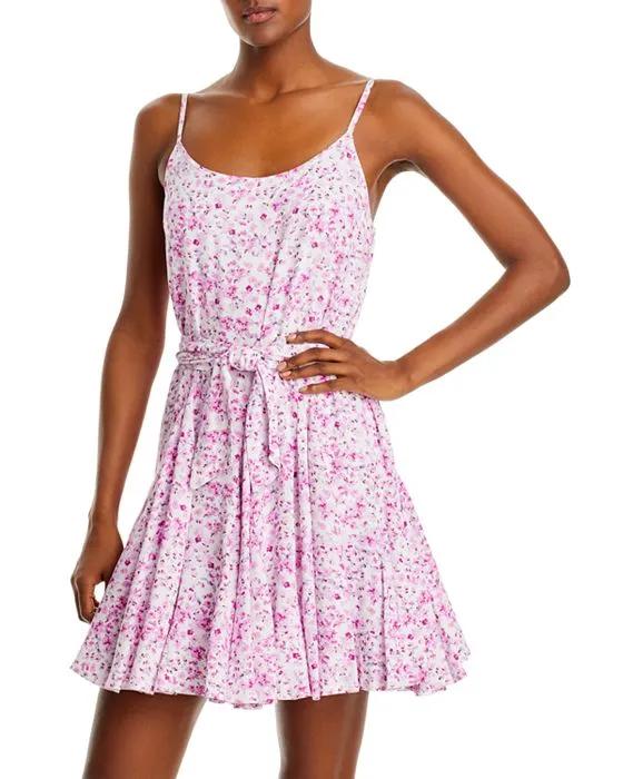 Sleeveless Ditsy Floral Print Dress - 100% Exclusive