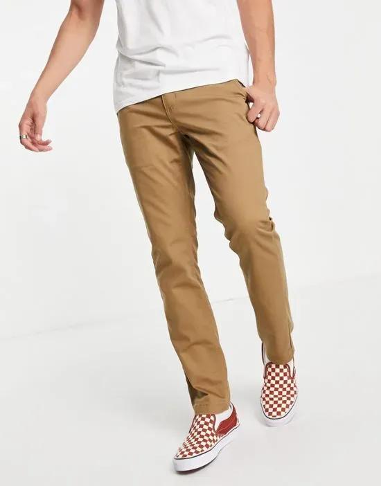 slim fit authentic chinos in khaki