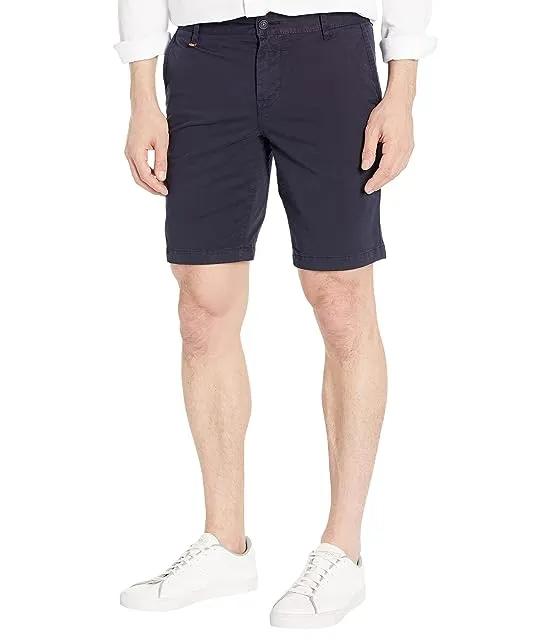 Slim Fit Cotton Twill Shorts