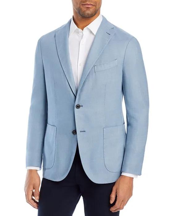 Slim Fit Garment Dyed Hopsack K Jacket