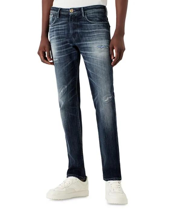 Slim Fit Jeans in Fancy Gray