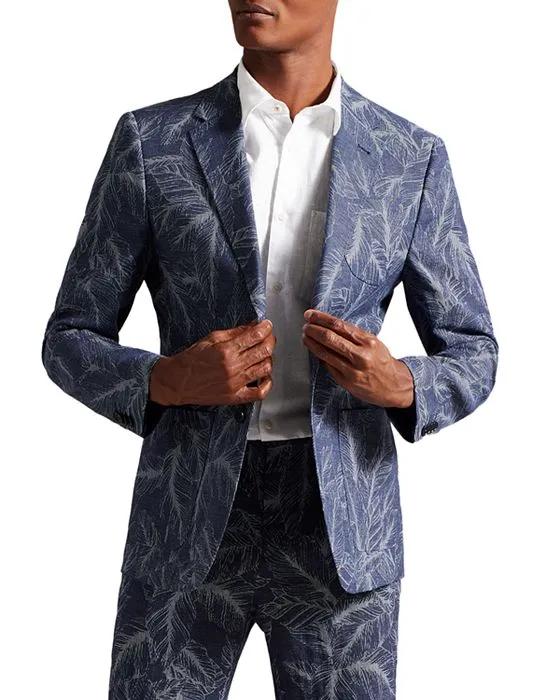 Slim Fit Printed Jacket