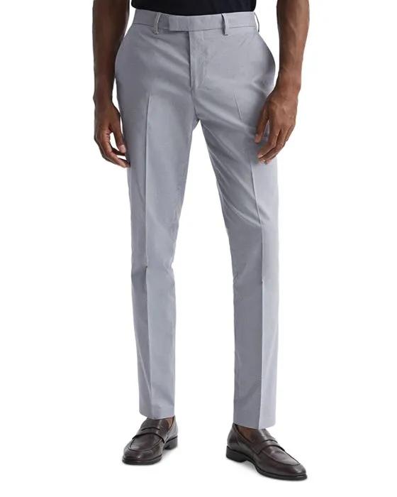 Slim Fit Puppytooth Pants 