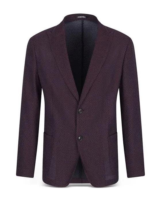 Slim Fit Textured Suit Jacket