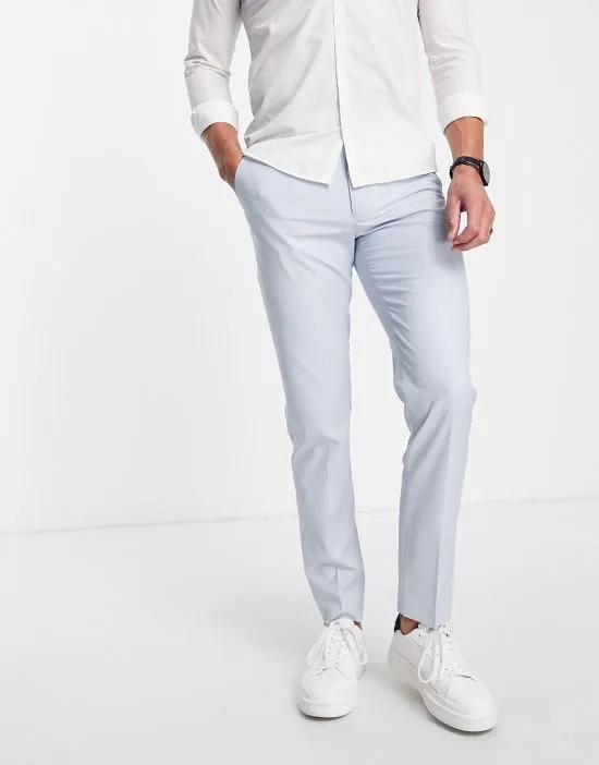 slim smart pants in light blue
