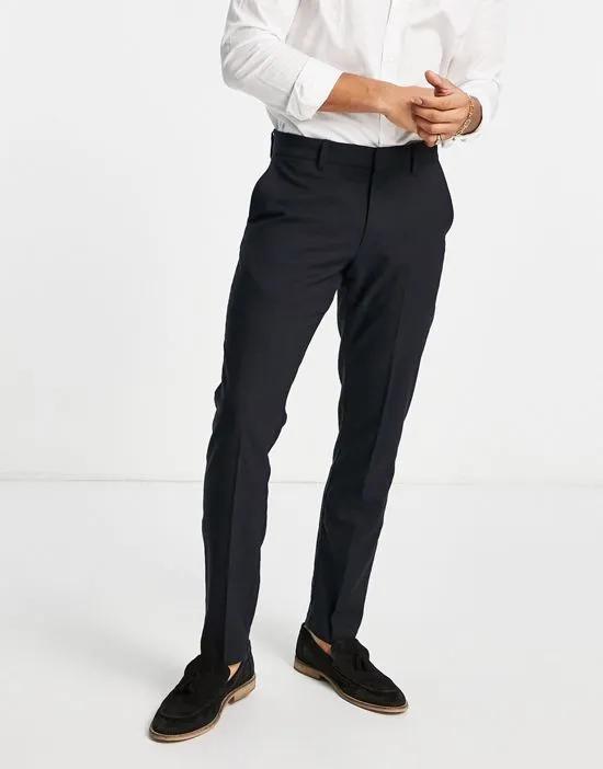 slim suit pants in navy