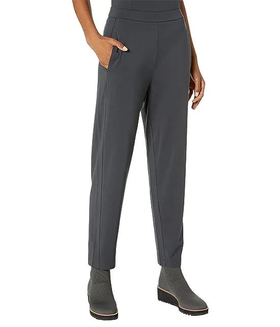 Slouch Ankle Pants in Stretch Jersey Knit