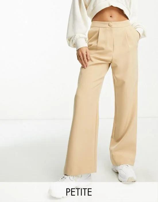 slouchy dad pants in camel