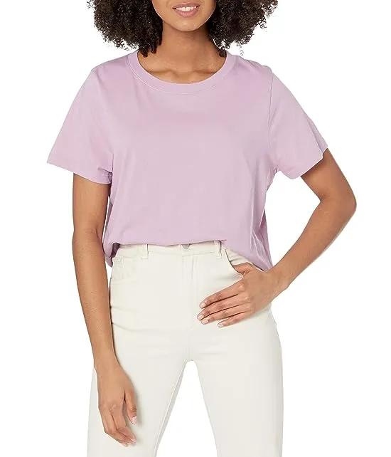 Softfade Cotton Lakeshore Crop Tee