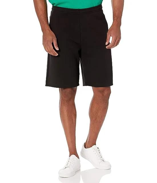 Solid Double Face Active Shorts