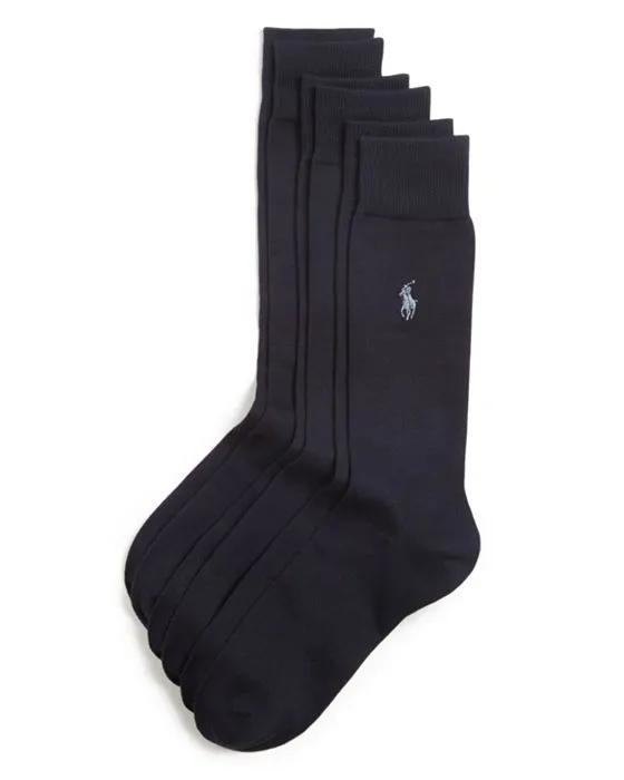 Solid Dress Socks, Pack of 3