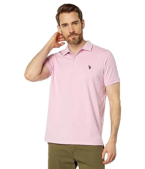 Solid Jersey Polo Shirt