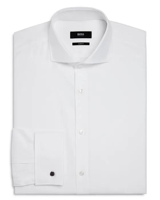 Solid Slim Fit Dress Shirt
