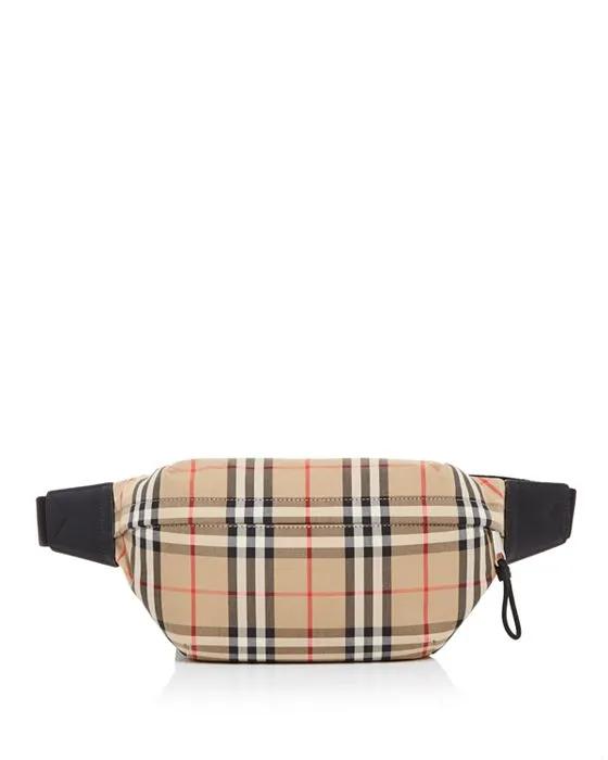 Sonny Vintage Check Belt Bag 