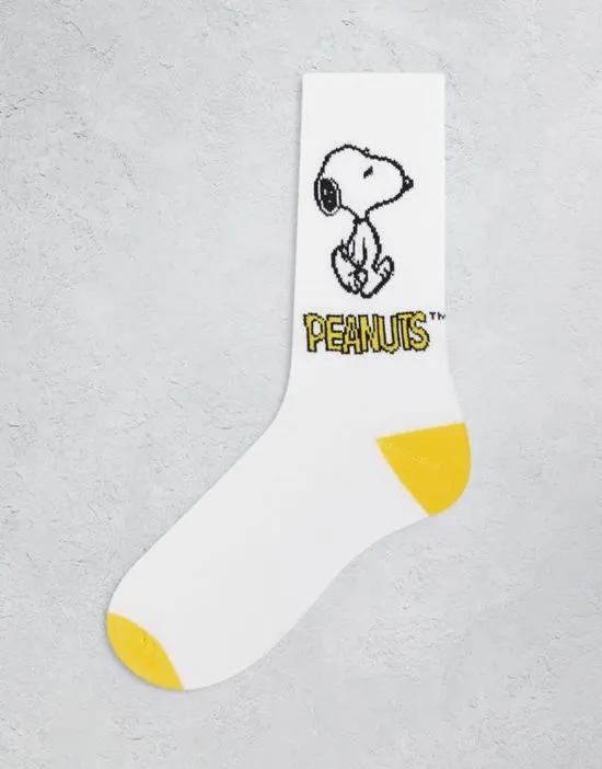 sports socks with Peanuts character