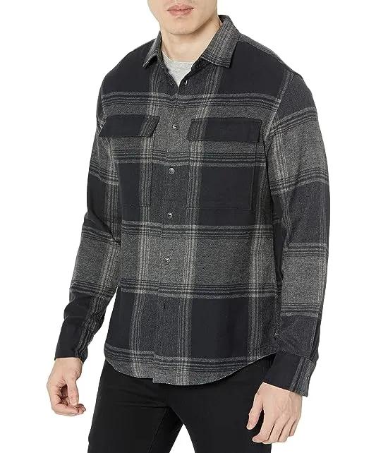 Stadium Shirt Jacket in Brushed Flannel