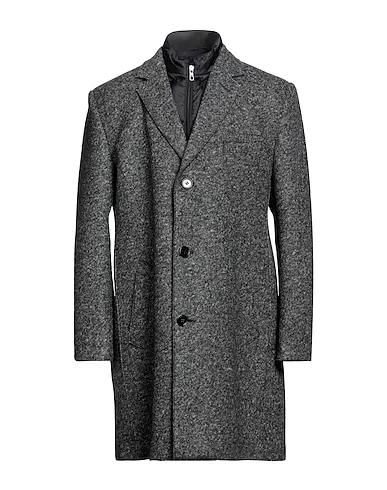 Steel grey Bouclé Coat