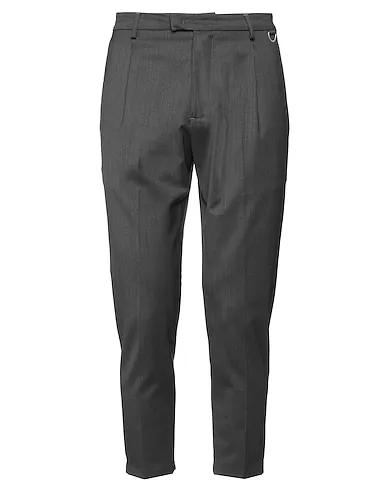 Steel grey Cool wool Casual pants