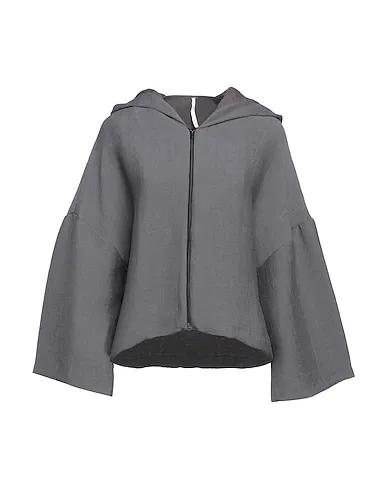 Steel grey Jersey Hooded sweatshirt