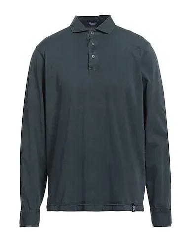 Steel grey Jersey Polo shirt