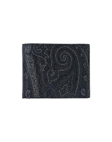 Steel grey Leather Wallet