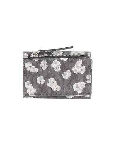 Steel grey Leather Wallet